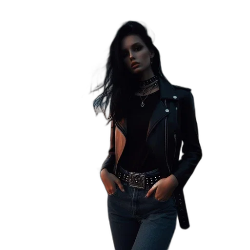 jacket, photorealistic, 3d render, concept art transparent PNG cut-out