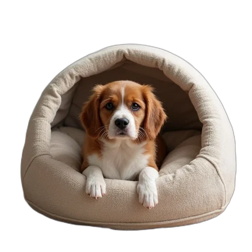 furniture, hat, animal, dog transparent PNG cut-out