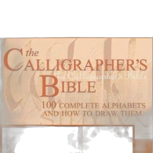 calligrapher, bible, 100, complete transparent PNG cut-out