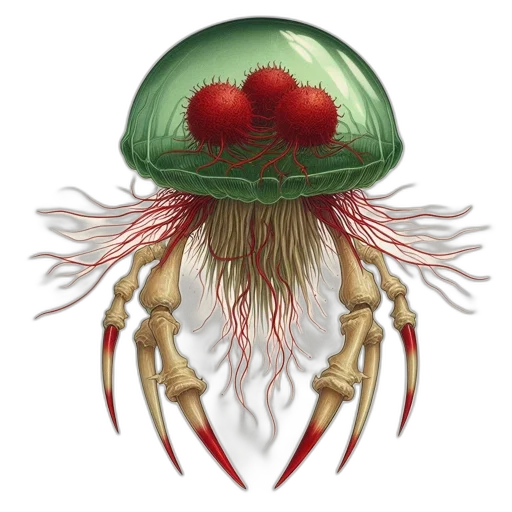 crown, hat, creature, flower transparent PNG cut-out