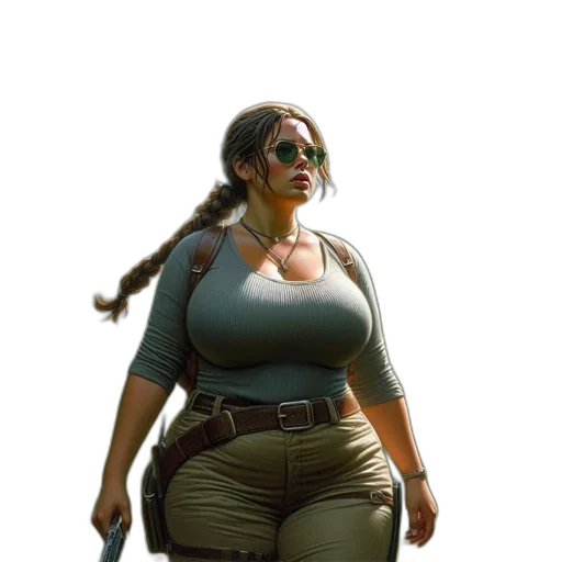 dress, weapon, staff, animal transparent PNG cut-out