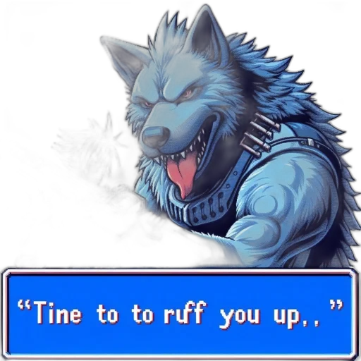 staff, pixel art, blue, two transparent PNG cut-out