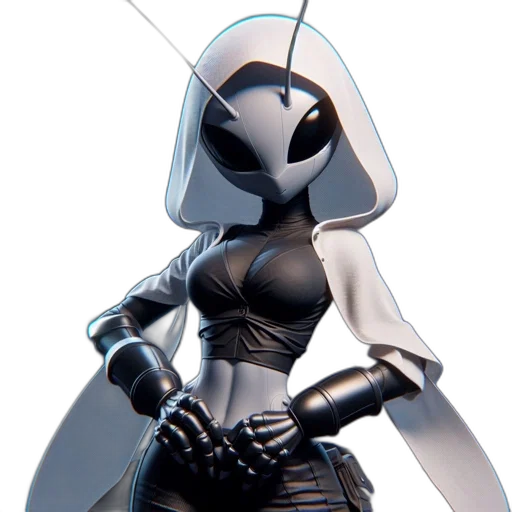 robot, weapon, mask, staff transparent PNG cut-out