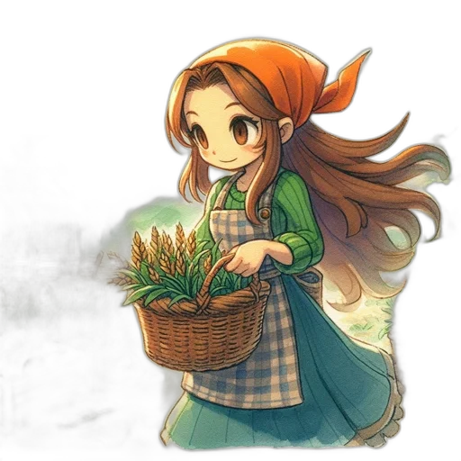 flower, watercolor, pixel art, fantasy art transparent PNG cut-out