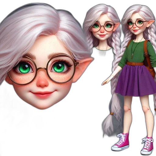 concept art, fantasy art, 3d render, cartoon transparent PNG cut-out