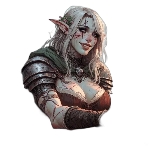 face, staff, dragon, fantasy art transparent PNG cut-out