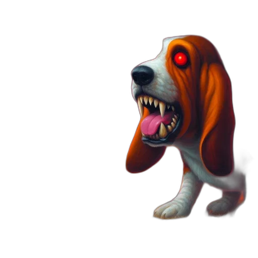 creature, animal, concept art, 3d render transparent PNG cut-out