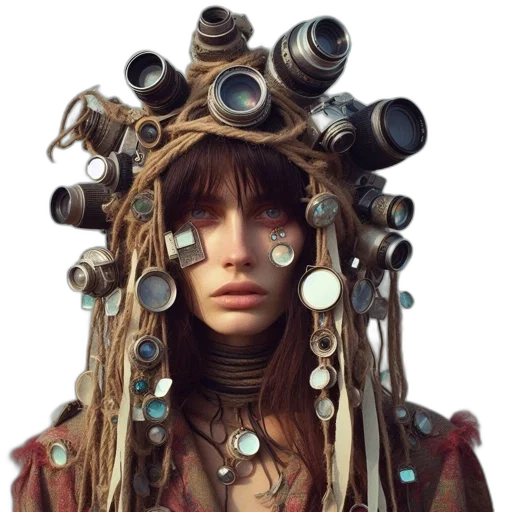 jewelry, crown, hair, face transparent PNG cut-out