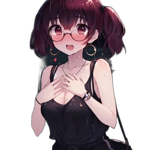 dress, jacket, staff, creature transparent PNG cut-out