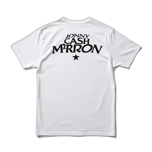 white, t-shirt, text, johnny transparent PNG cut-out