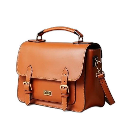 earth tones, cute, bag, messenger transparent PNG cut-out