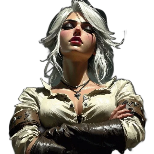 face, jacket, staff, comic book art transparent PNG cut-out
