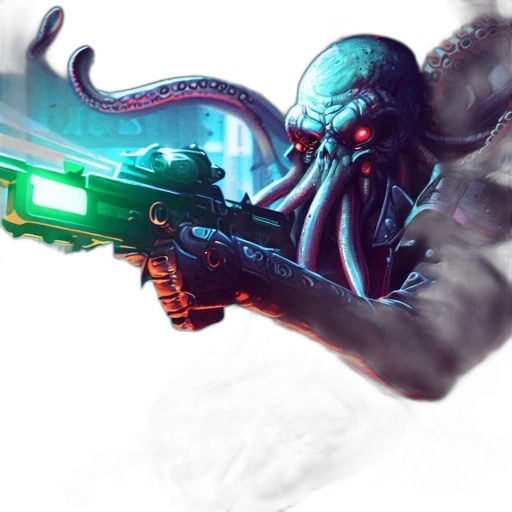 weapon, staff, creature, concept art transparent PNG cut-out