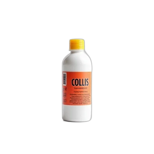 bottle, white, yellow, cap transparent PNG cut-out