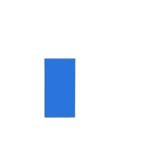 robot, pixel art, blue, monochrome transparent PNG cut-out