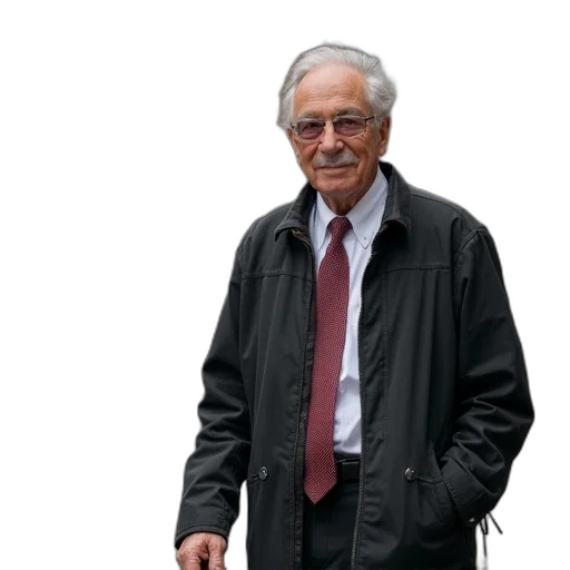 jacket, staff, umbrella, face transparent PNG cut-out