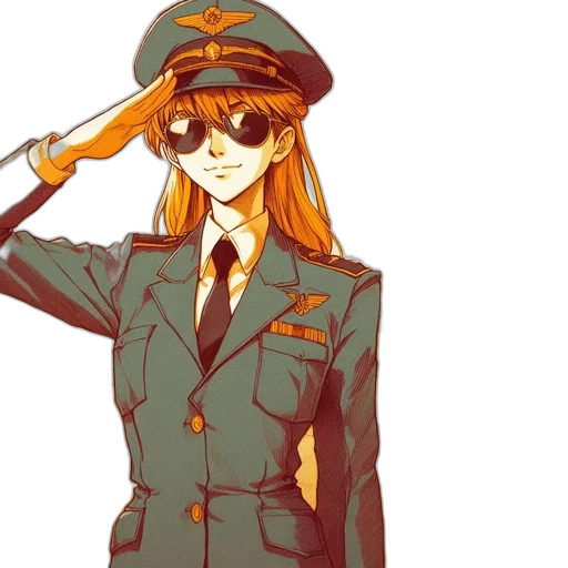 staff, jacket, weapon, hat transparent PNG cut-out