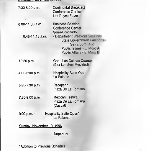 schedule, event, november, 9th transparent PNG cut-out
