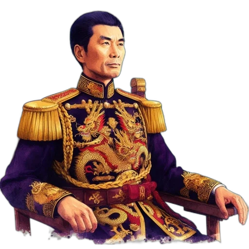 staff, crown, face, jacket transparent PNG cut-out