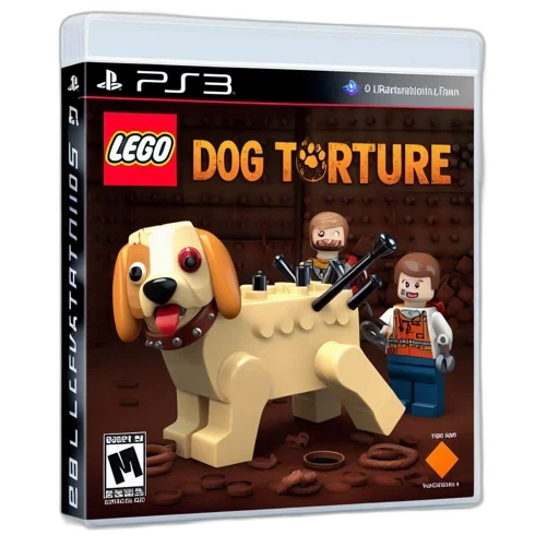 concept art, lego, dog, character transparent PNG cut-out