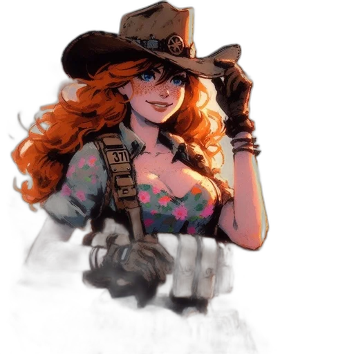 hat, weapon, concept art, comic book art transparent PNG cut-out