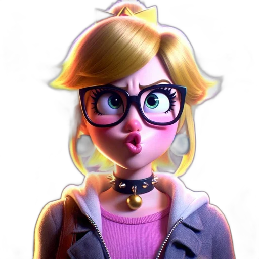 face, staff, mask, 3d render transparent PNG cut-out
