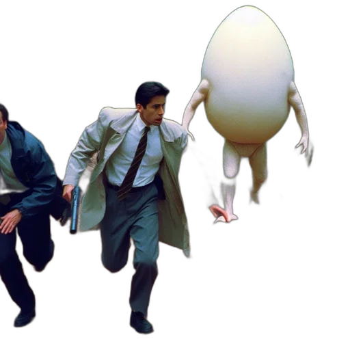 creature, jacket, concept art, 3d render transparent PNG cut-out