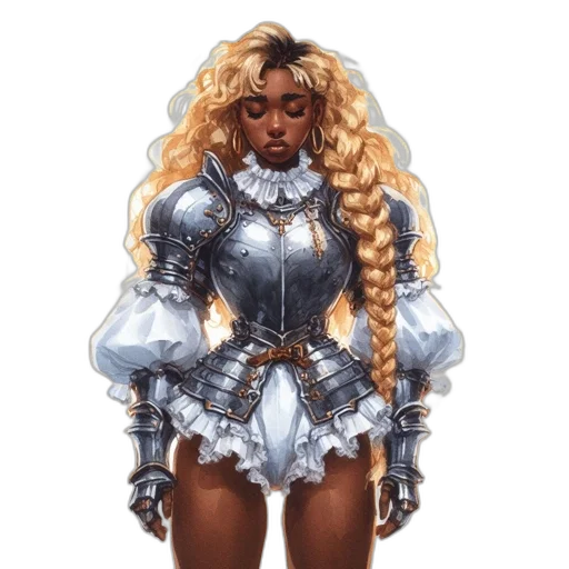 dress, concept art, fantasy art, comic book art transparent PNG cut-out