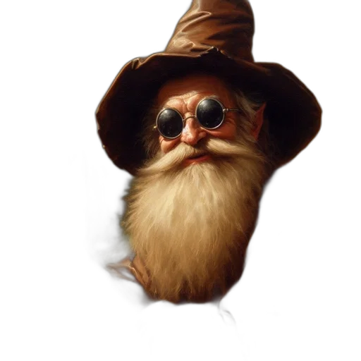 hat, staff, face, mask transparent PNG cut-out