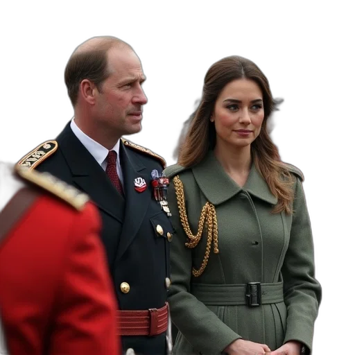 crown, dress, jacket, staff transparent PNG cut-out