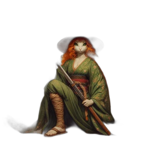 staff, sword, dress, dragon transparent PNG cut-out