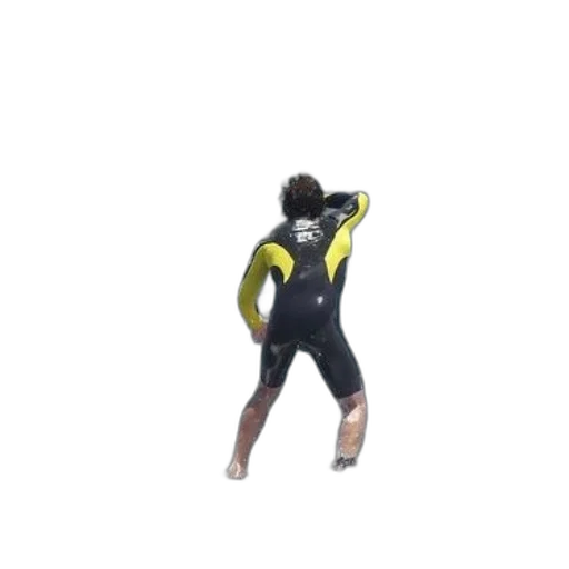 jacket, staff, dress, 3d render transparent PNG cut-out