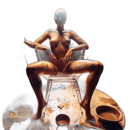 robot, furniture, jewelry, dress transparent PNG cut-out