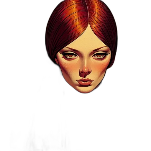 face, hair, mask, jewelry transparent PNG cut-out