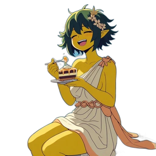 food, crown, dress, creature transparent PNG cut-out