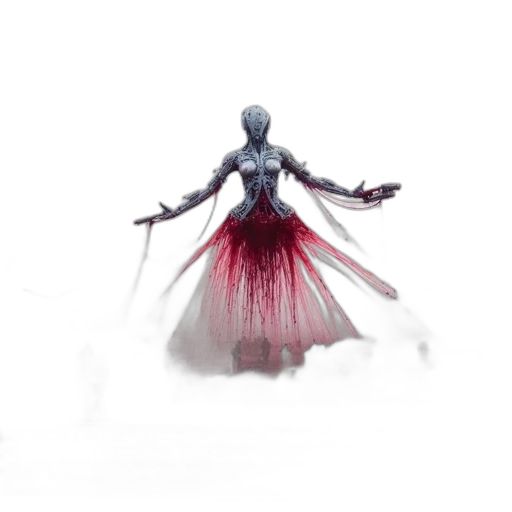 sword, dress, creature, robot transparent PNG cut-out