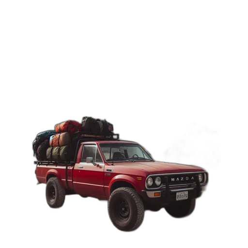 car, weapon, furniture, animal transparent PNG cut-out