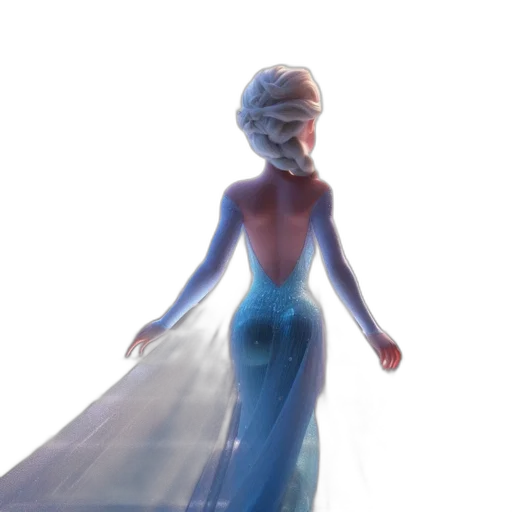 dress, crown, robot, creature transparent PNG cut-out