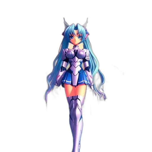 robot, dress, staff, weapon transparent PNG cut-out