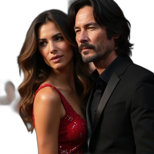dress, actor, keanu, his transparent PNG cut-out