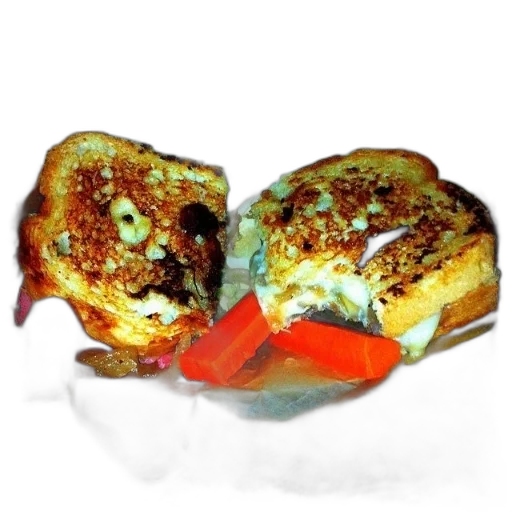 food, photorealistic, grilled, cheese transparent PNG cut-out