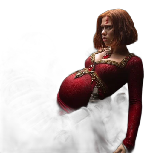 dress, concept art, fantasy art, photorealistic transparent PNG cut-out