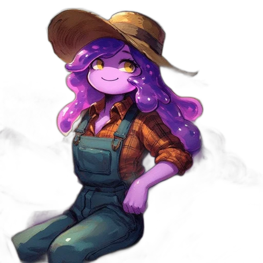 staff, hat, jacket, watercolor transparent PNG cut-out