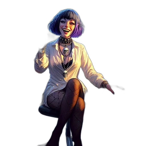 staff, jacket, dress, umbrella transparent PNG cut-out