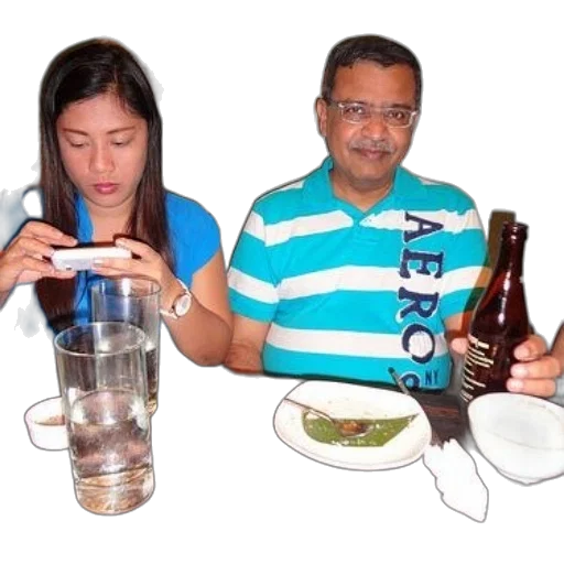 food, man, aeros, shirt transparent PNG cut-out