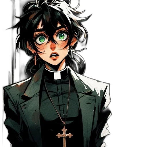 staff, comic book art, concept art, anime transparent PNG cut-out