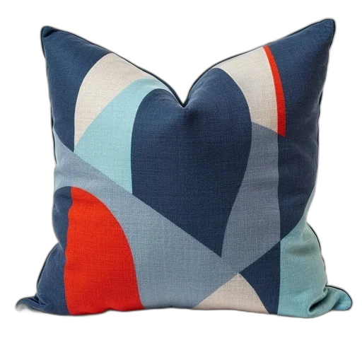 blue, ludlow, cushion, ferme transparent PNG cut-out