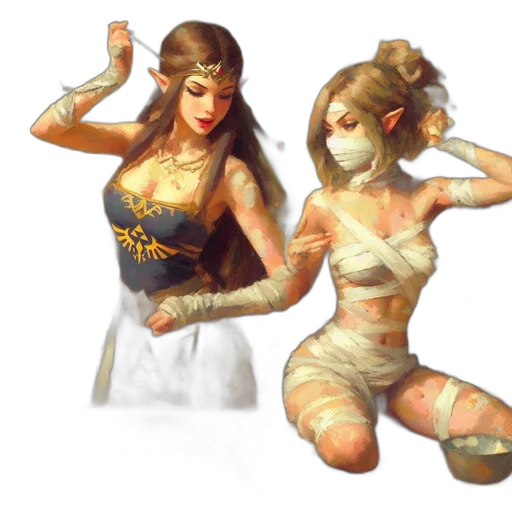 dress, concept art, fantasy art, pixel art transparent PNG cut-out
