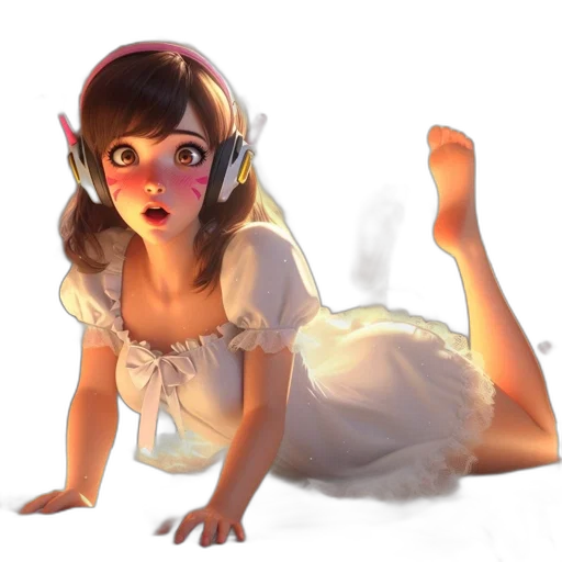 dress, staff, creature, face transparent PNG cut-out