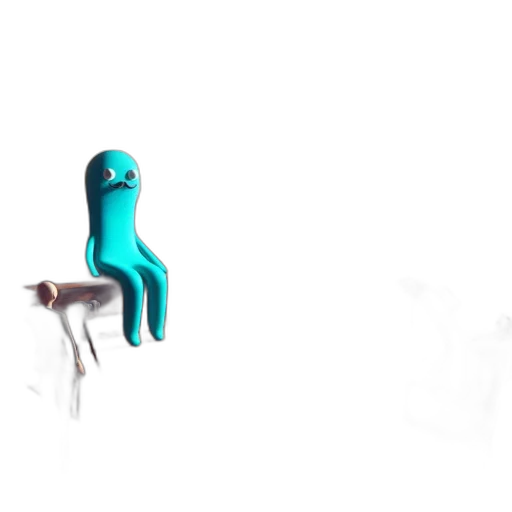 robot, creature, animal, staff transparent PNG cut-out